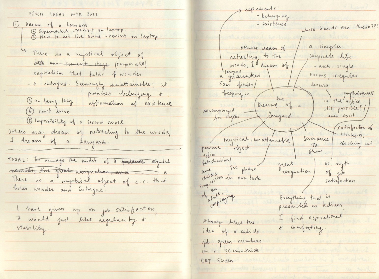 a page of notebook with hand writings