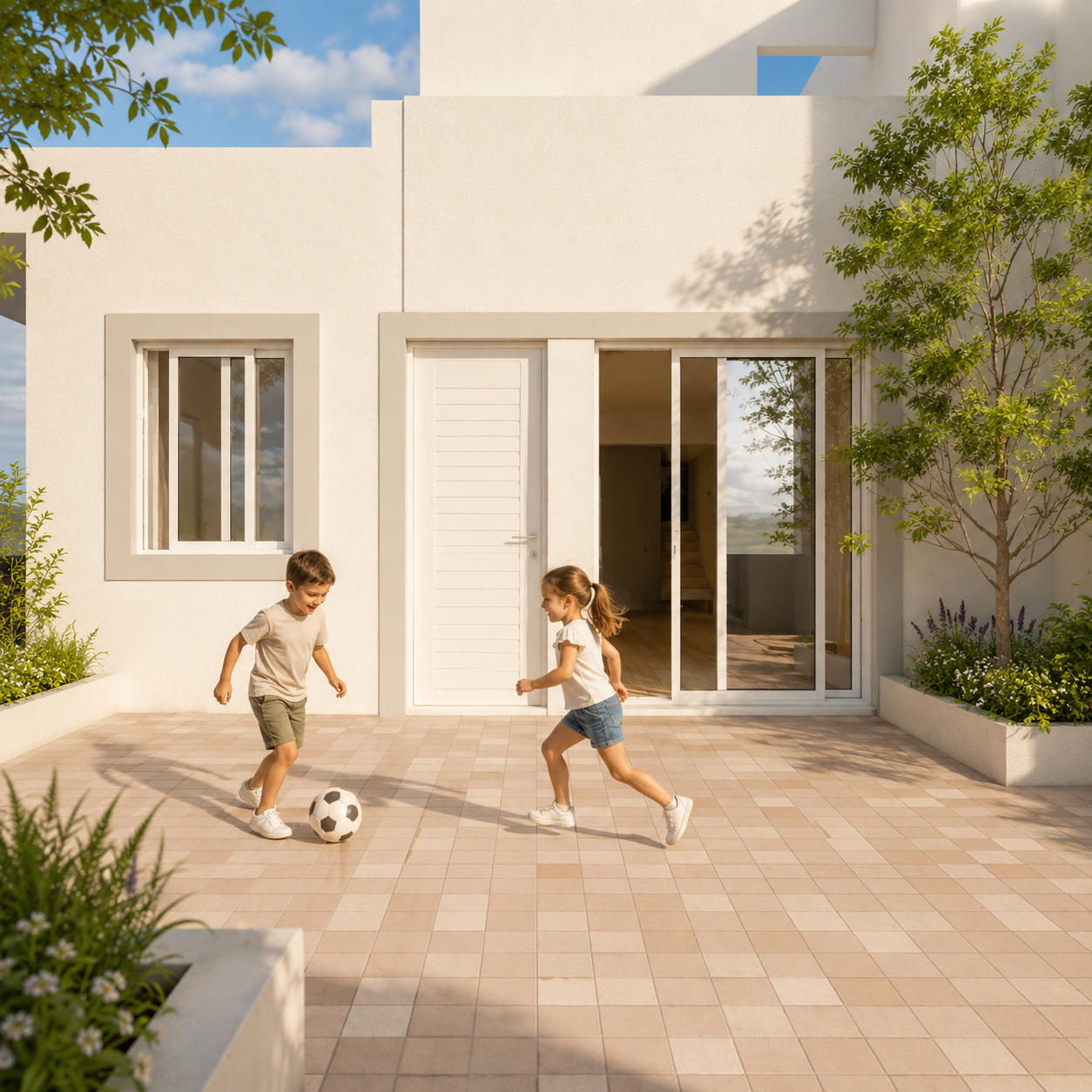 Diseño de patio. Paisjismo