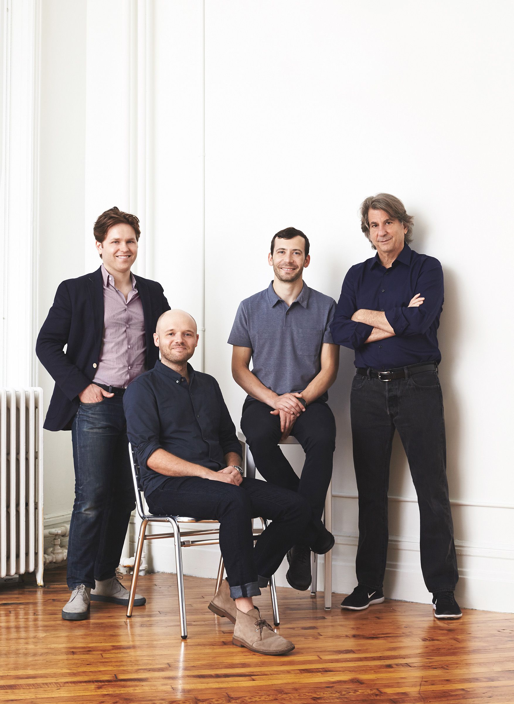 Charles Brill, Alex Williams, Theo Richardson and David Rockwell