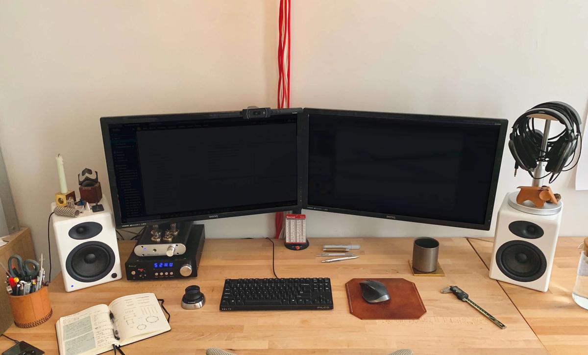 Colin's current home office setup