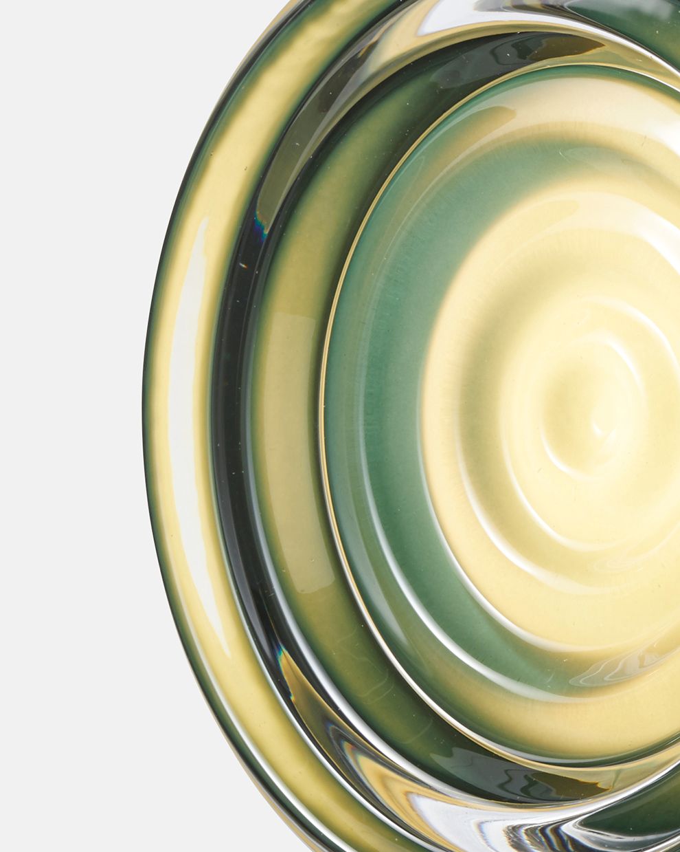 Ripple sconce in Jade