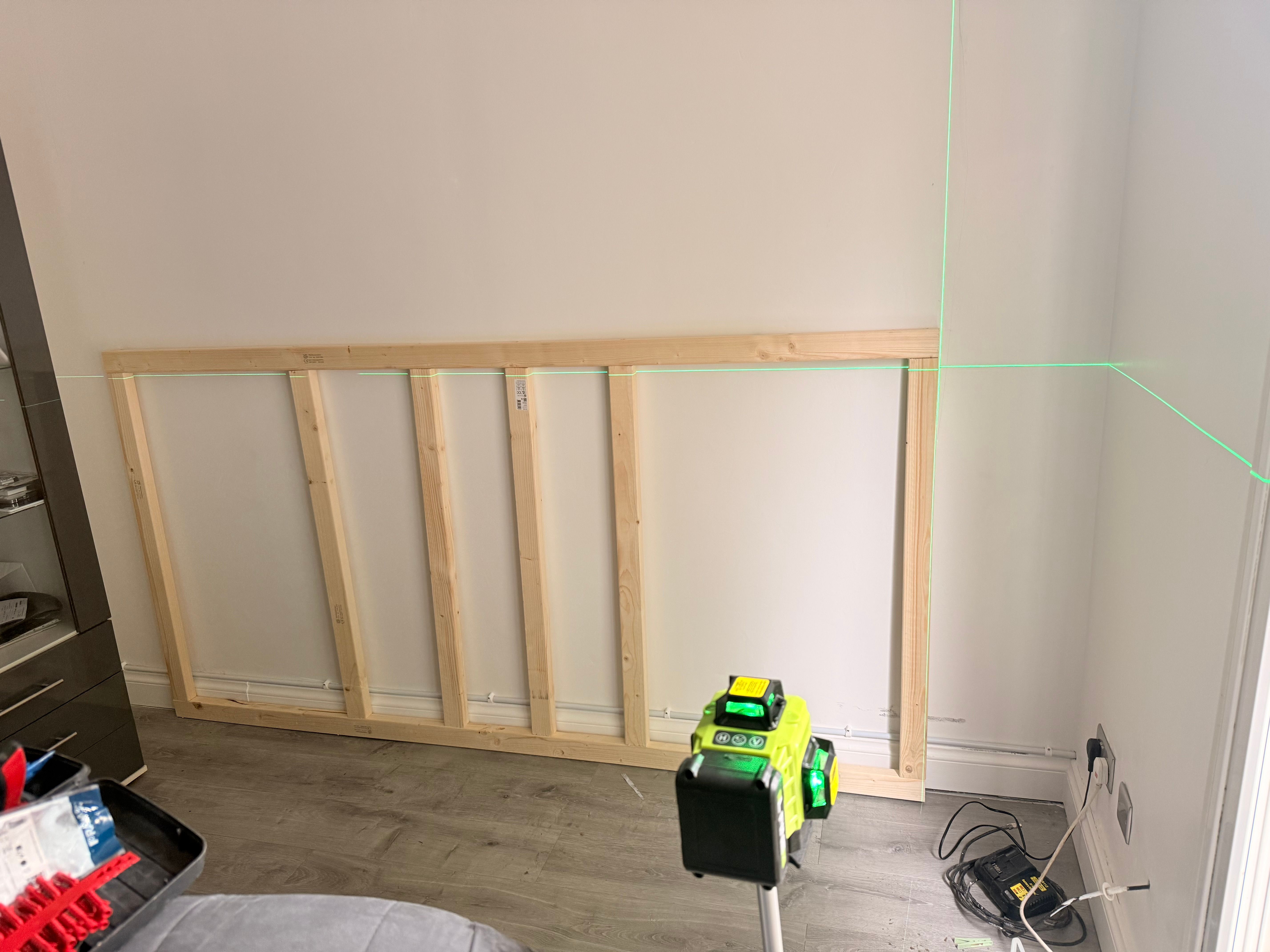 Before: TV Media wall