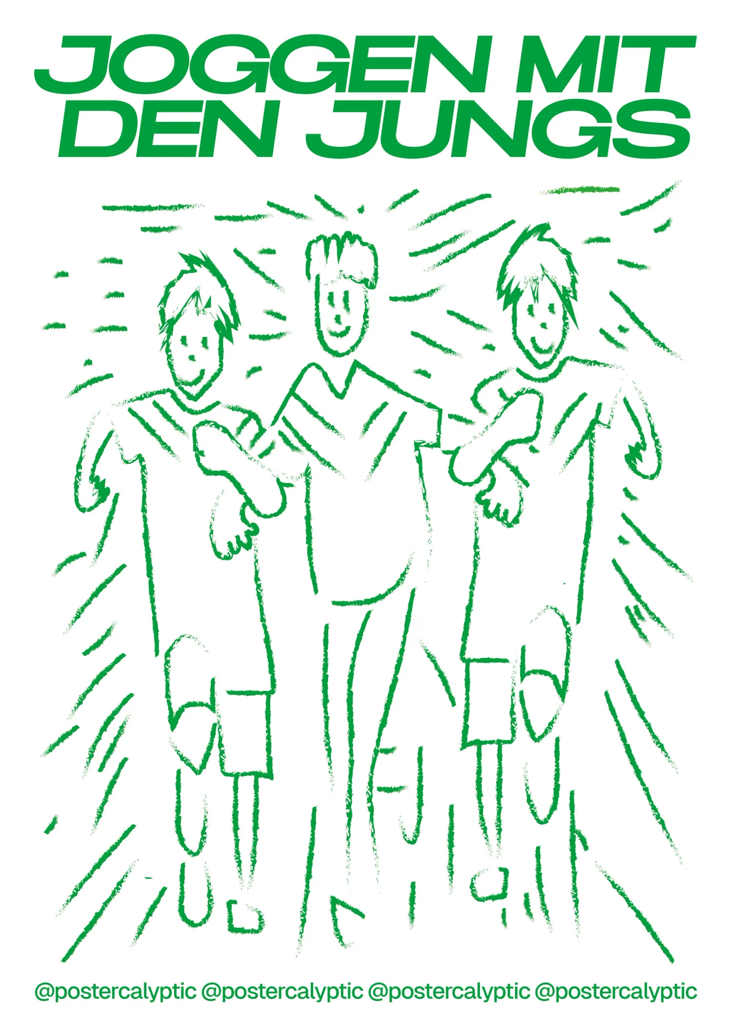 Joggen mit den Jungs