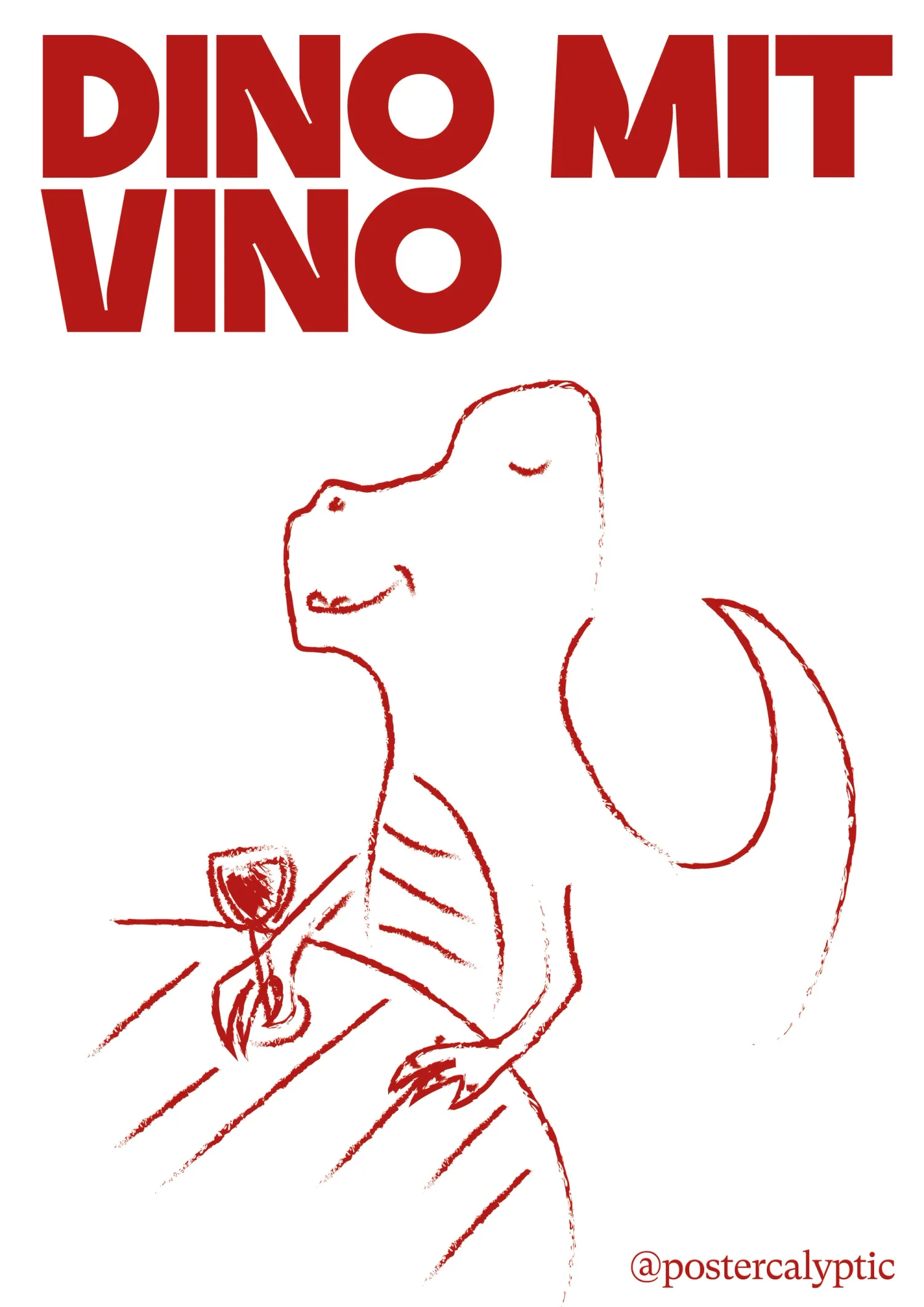 Dino mit Vino