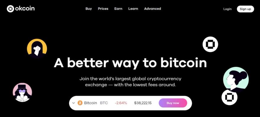 Okcoin Website