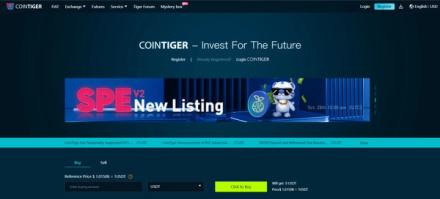 Cointiger website