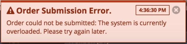bitmex error