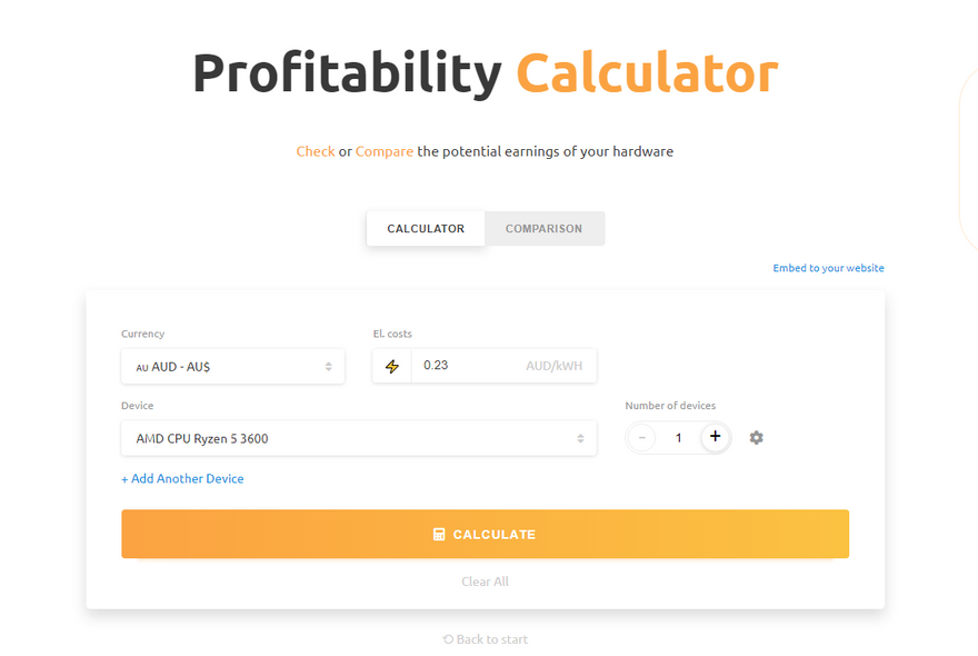 Bitcoin mining profitability calculator