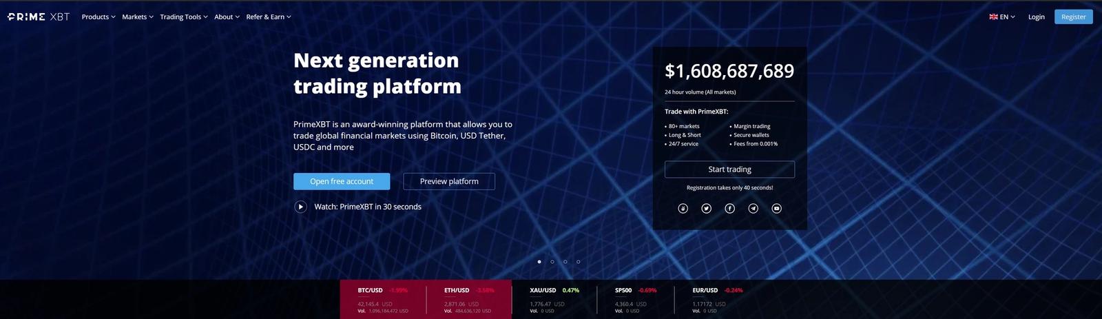 primexbt website