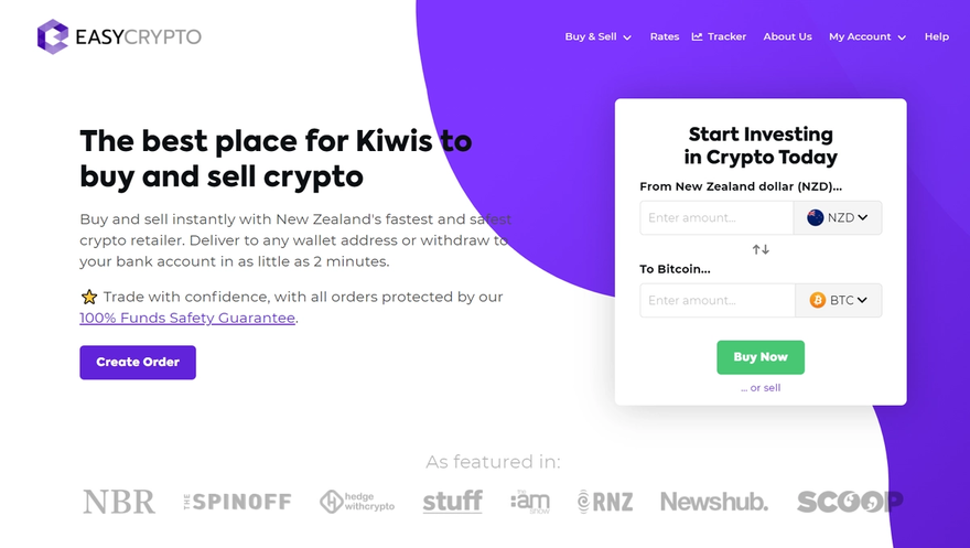 Easy Crypto website