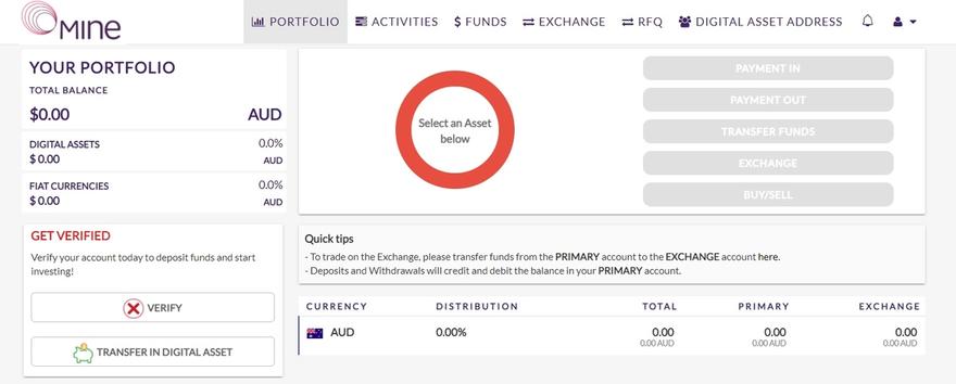 mine digital wallet