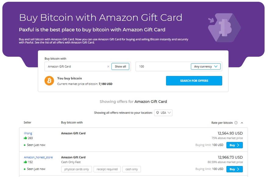 buy bitcoin instantly with amazon gift card