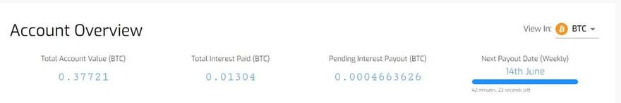 Hodlnaut interest acccount