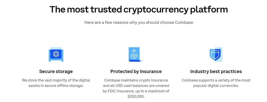 Security features on Coinbase
