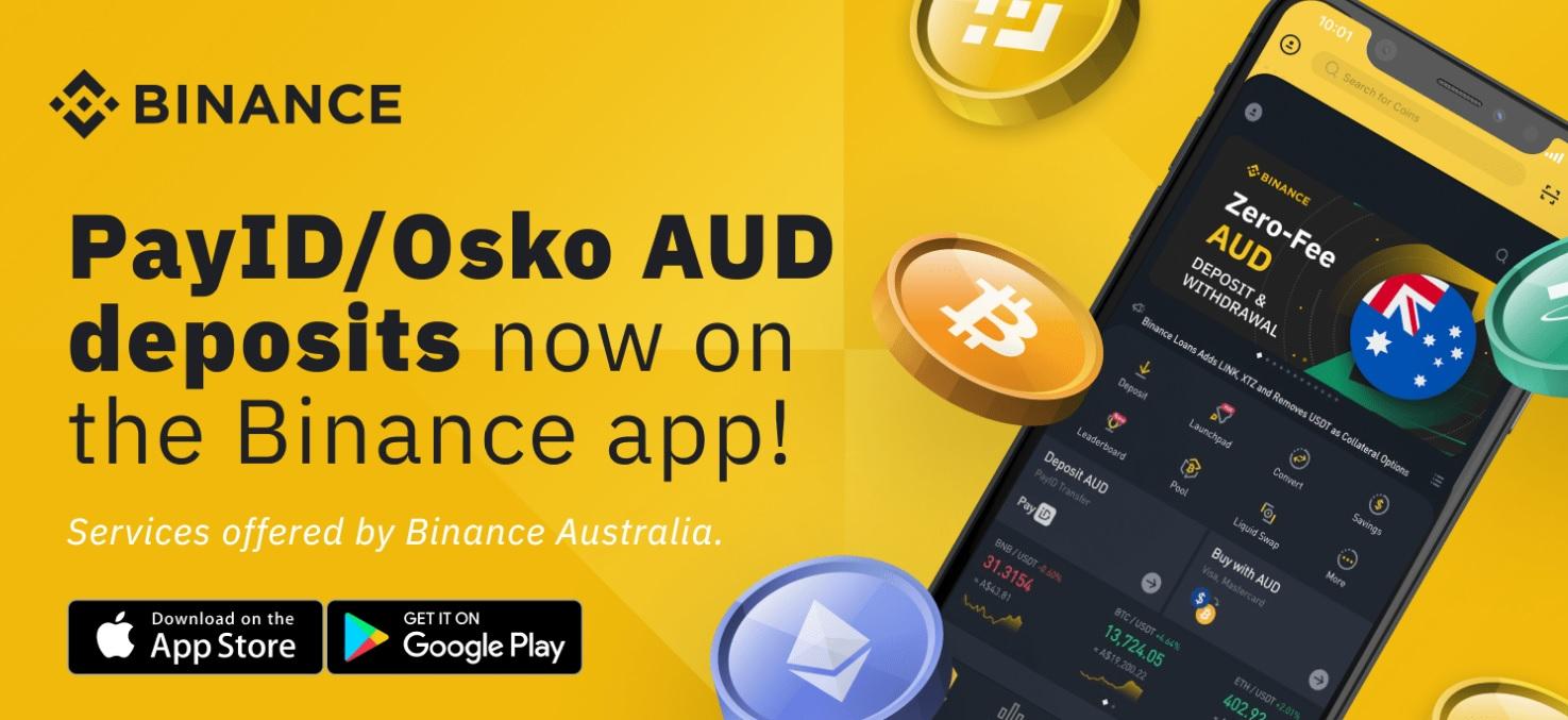 binance aud deposits