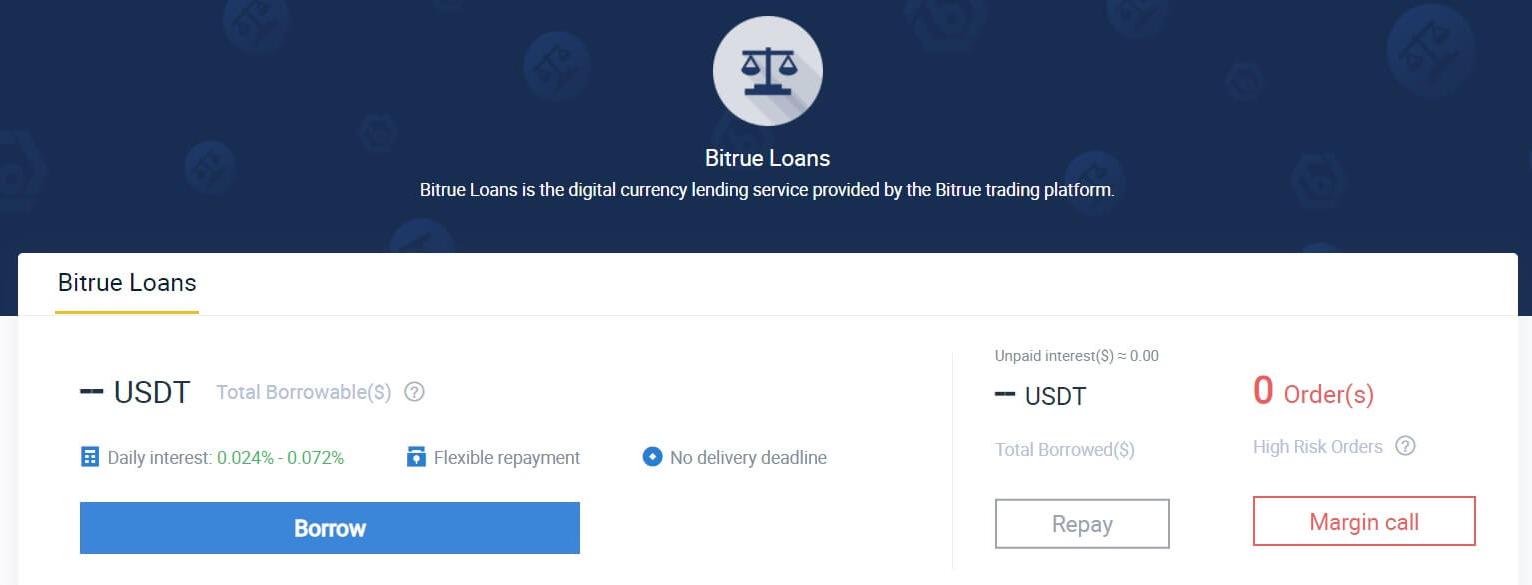 Bittrue Loans