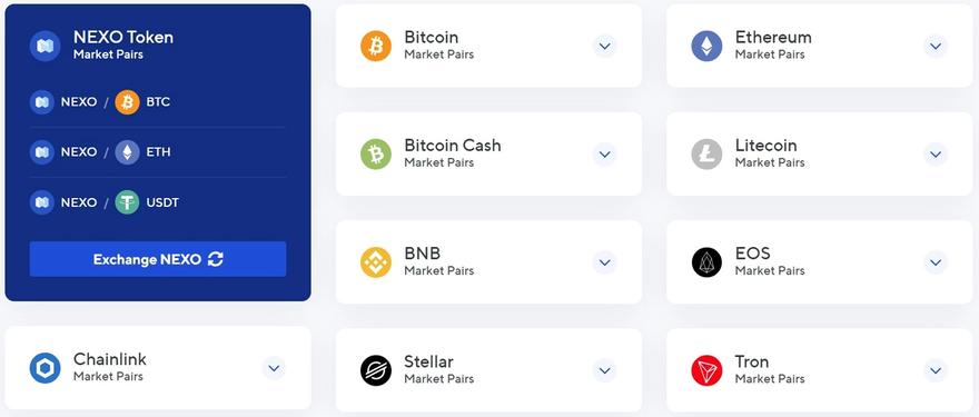nexo trading exchange