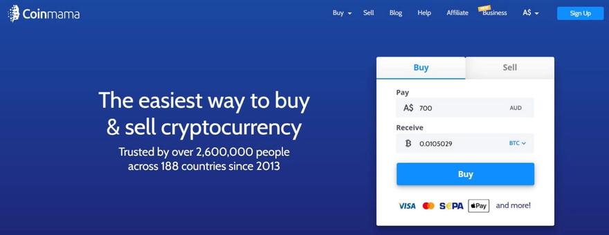 Coinmama Website