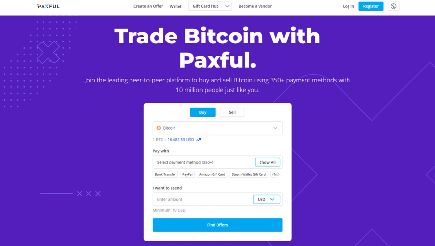 Paxful website