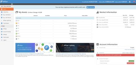 bitflyer dashboard