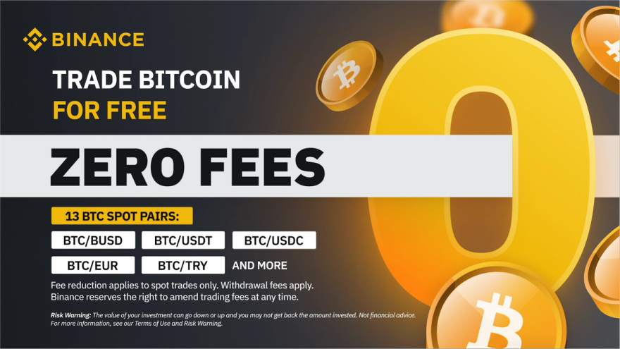 Binance zero trading fees