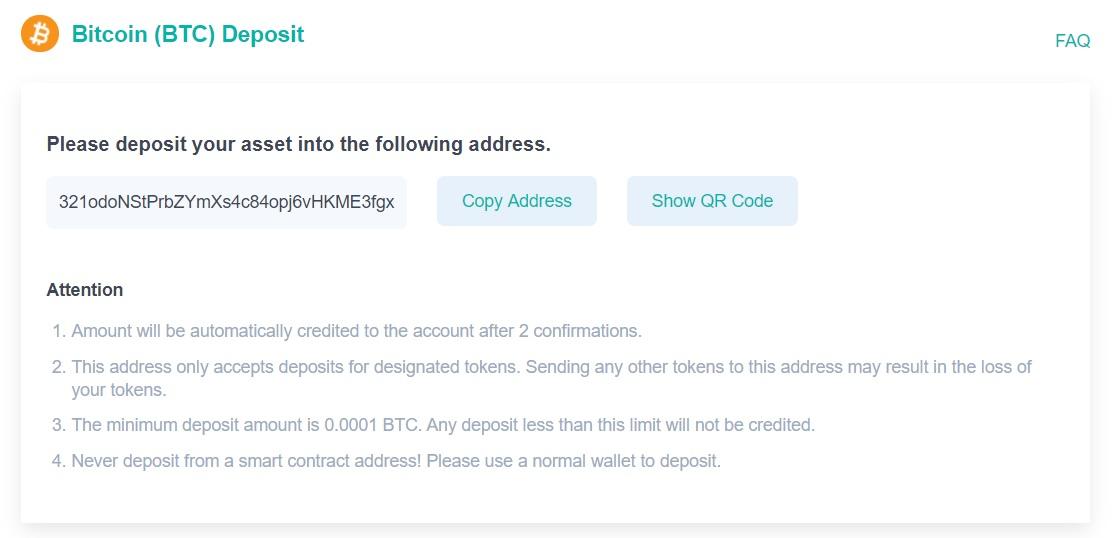 digifinex deposit funds