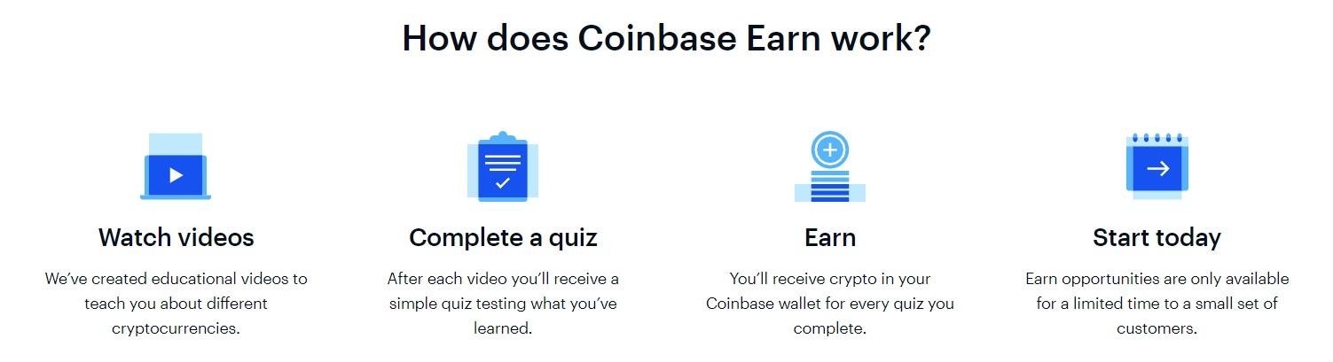 how does coinbase earn work