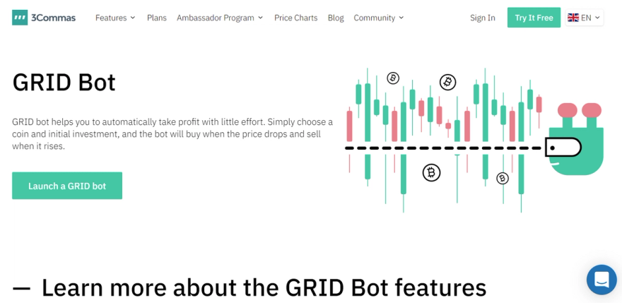 3Commas grid trading bot