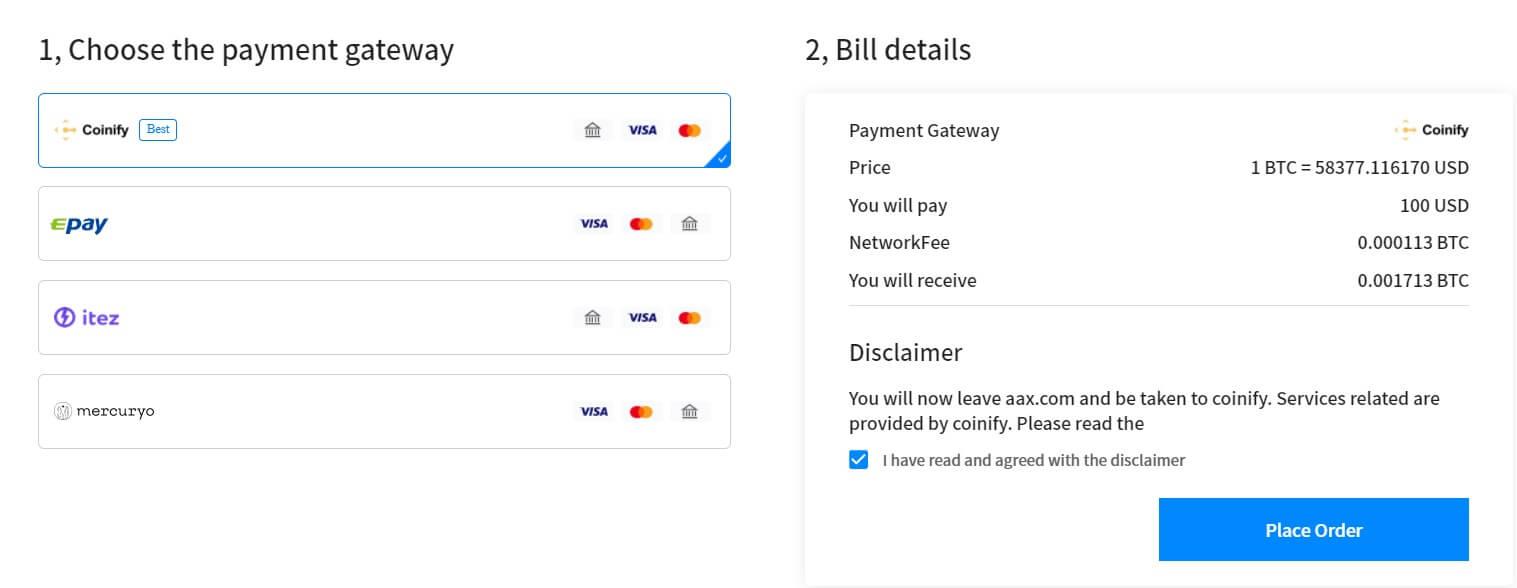 AAX Fiat Gateway