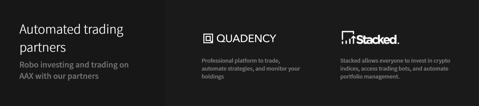 AAX Automatic Trading Bots