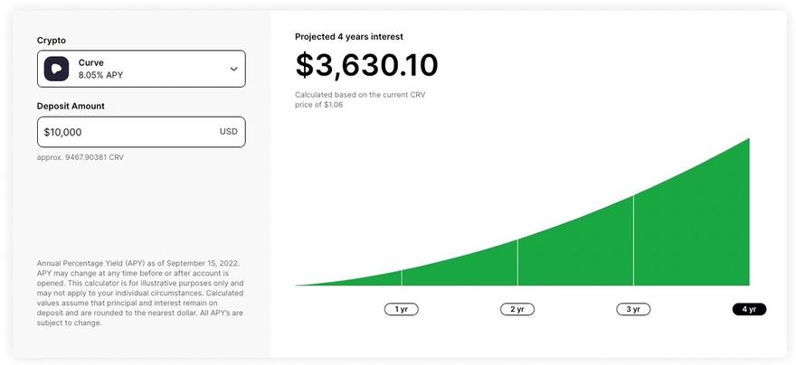 Gemini Earn profit calculator