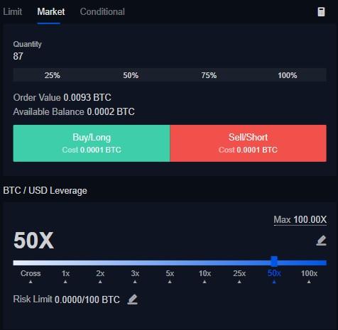 phemex order window