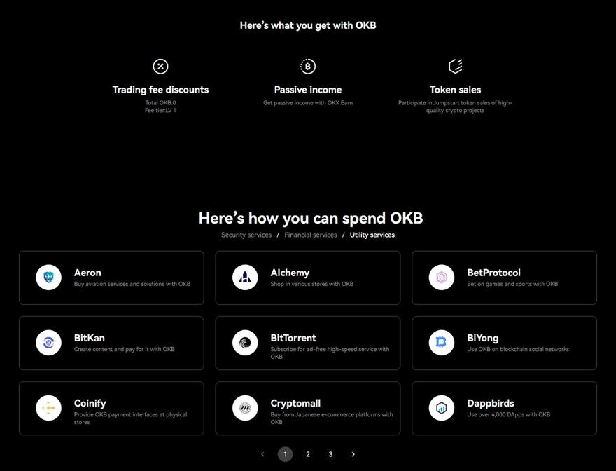 okb token benefits
