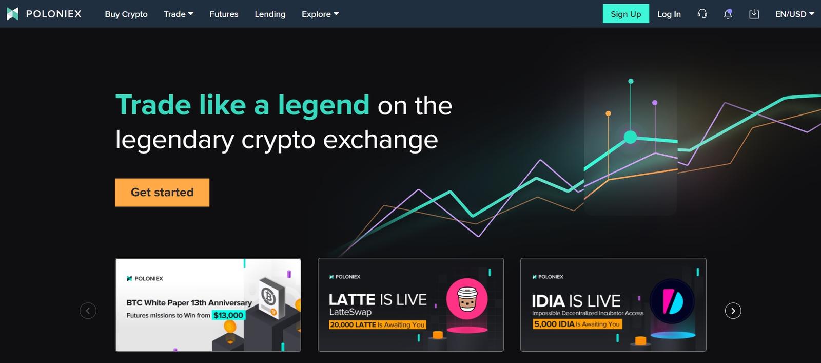 Poloniex website