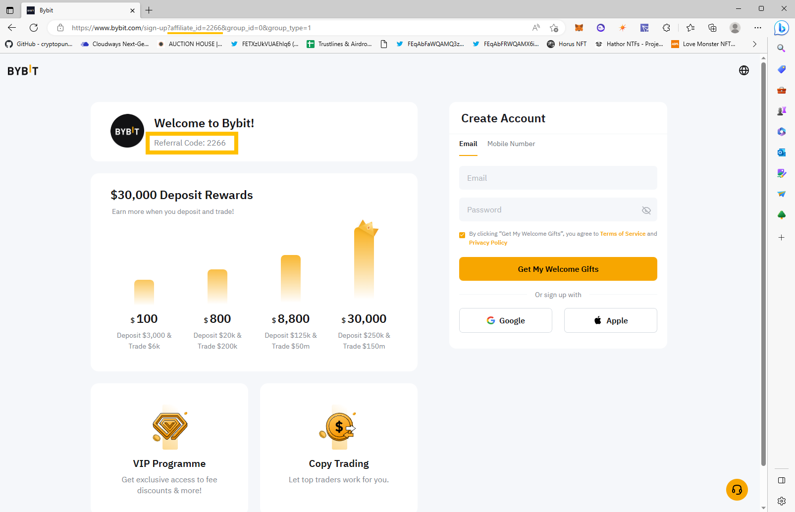 ByBit Referral Code 2023: Claim Up To $30,000 USDT Deposit Bonus