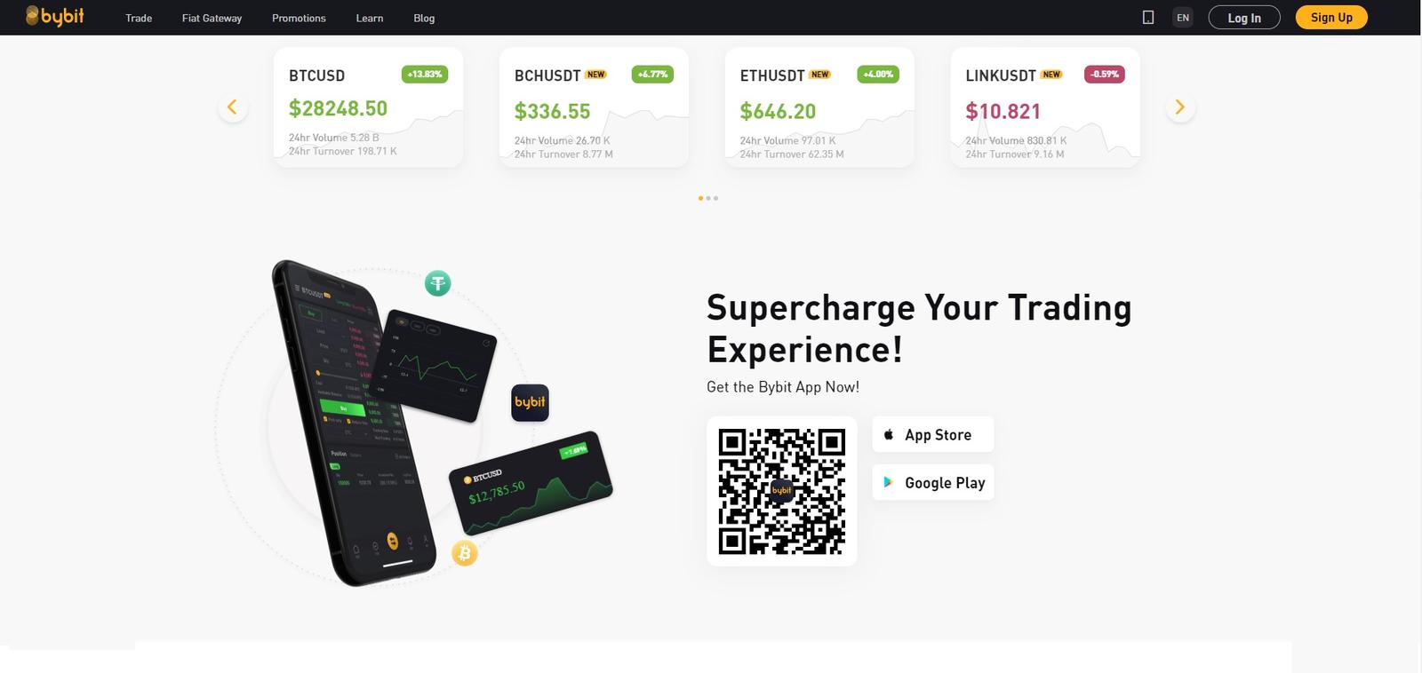 bybit website homepage