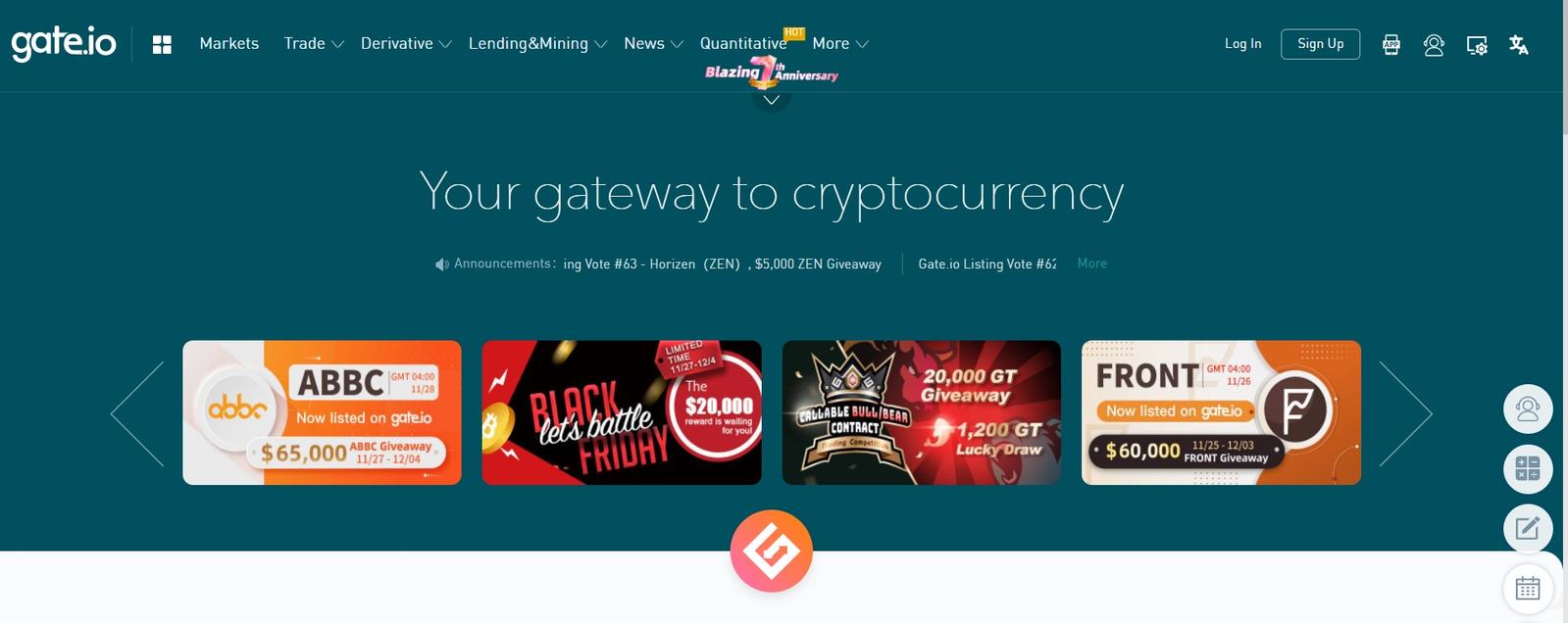 gate.io website