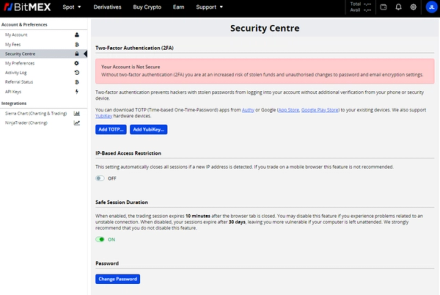 BitMEX security