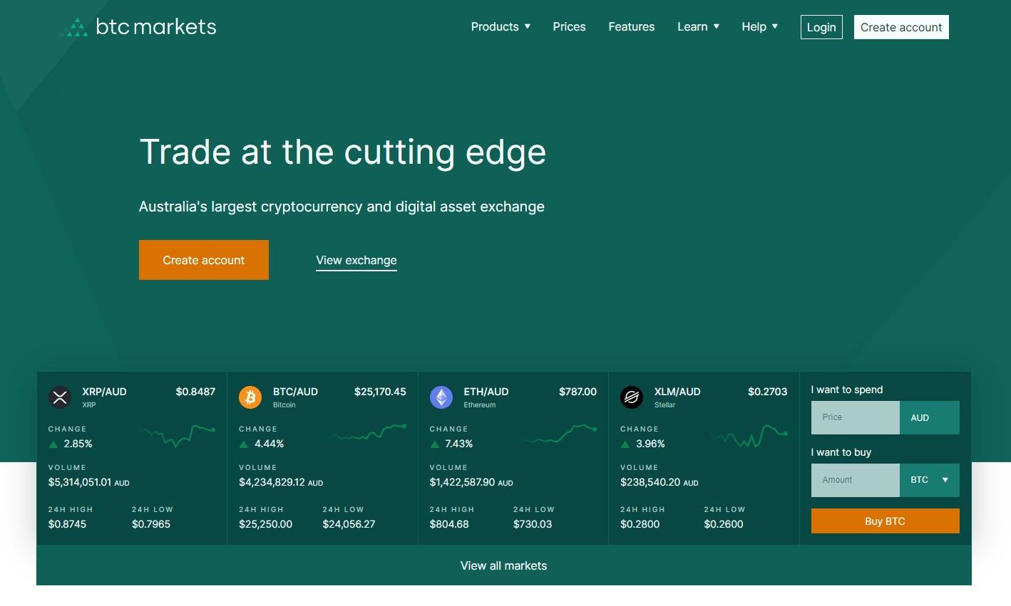 btc markets website