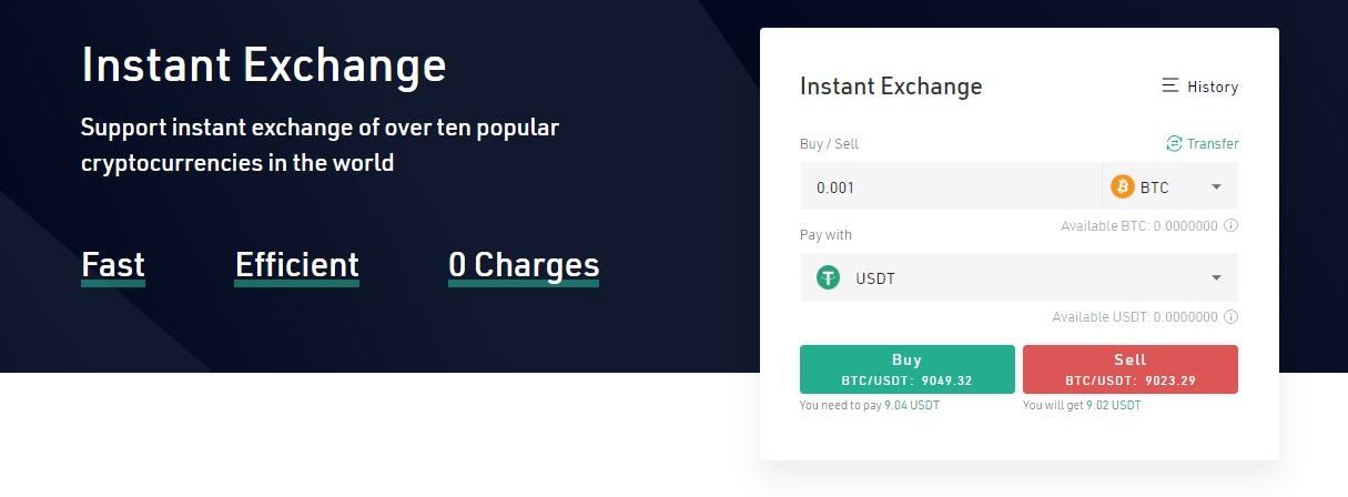 kucoin instant exchange