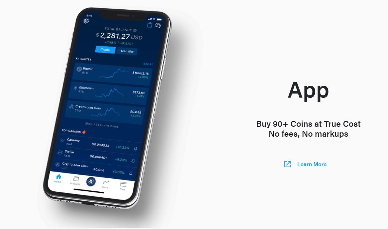 crypto.com mobile app