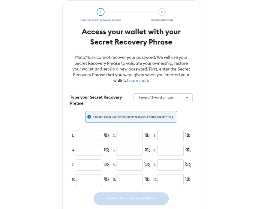 Metamask Encrypt Data Example How To Recover A MetaMask Wallet: Step-By-Step Guide
