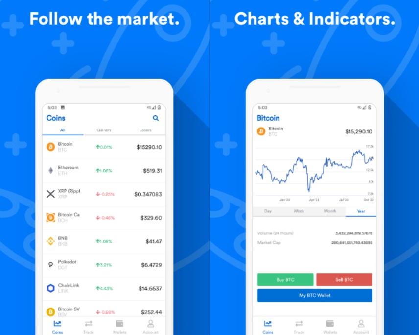 Coinspot mobile app