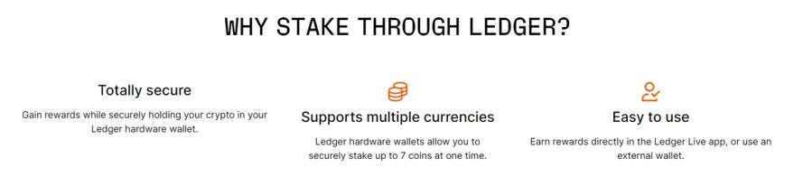 staking crypto using hardware wallet