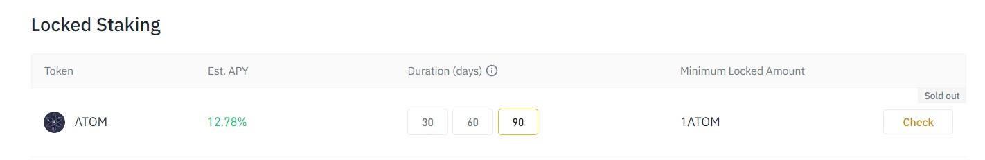 Binance atom staking