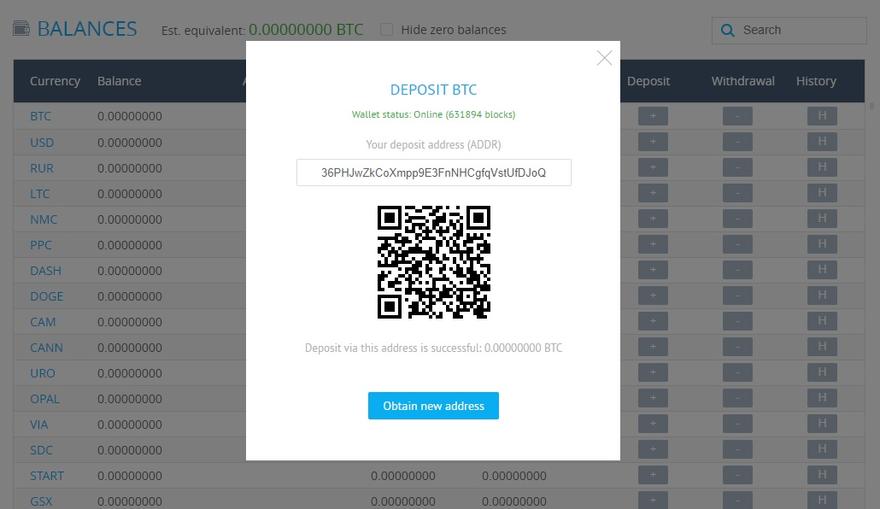 yobit deposit crypto