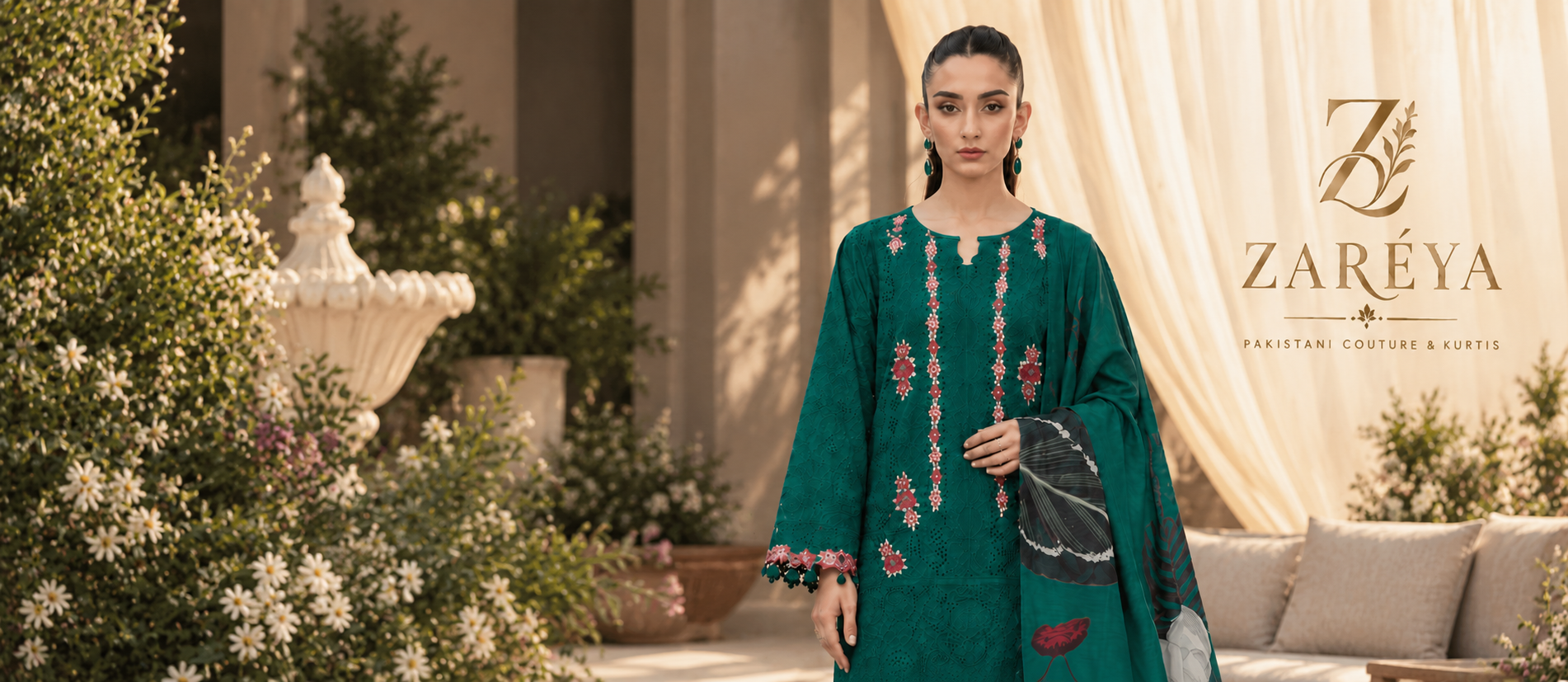 Zaréya couture ensemble