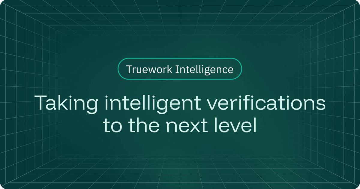 Truework Truework Intelligence: Auto Income & Employment Verification | Truework