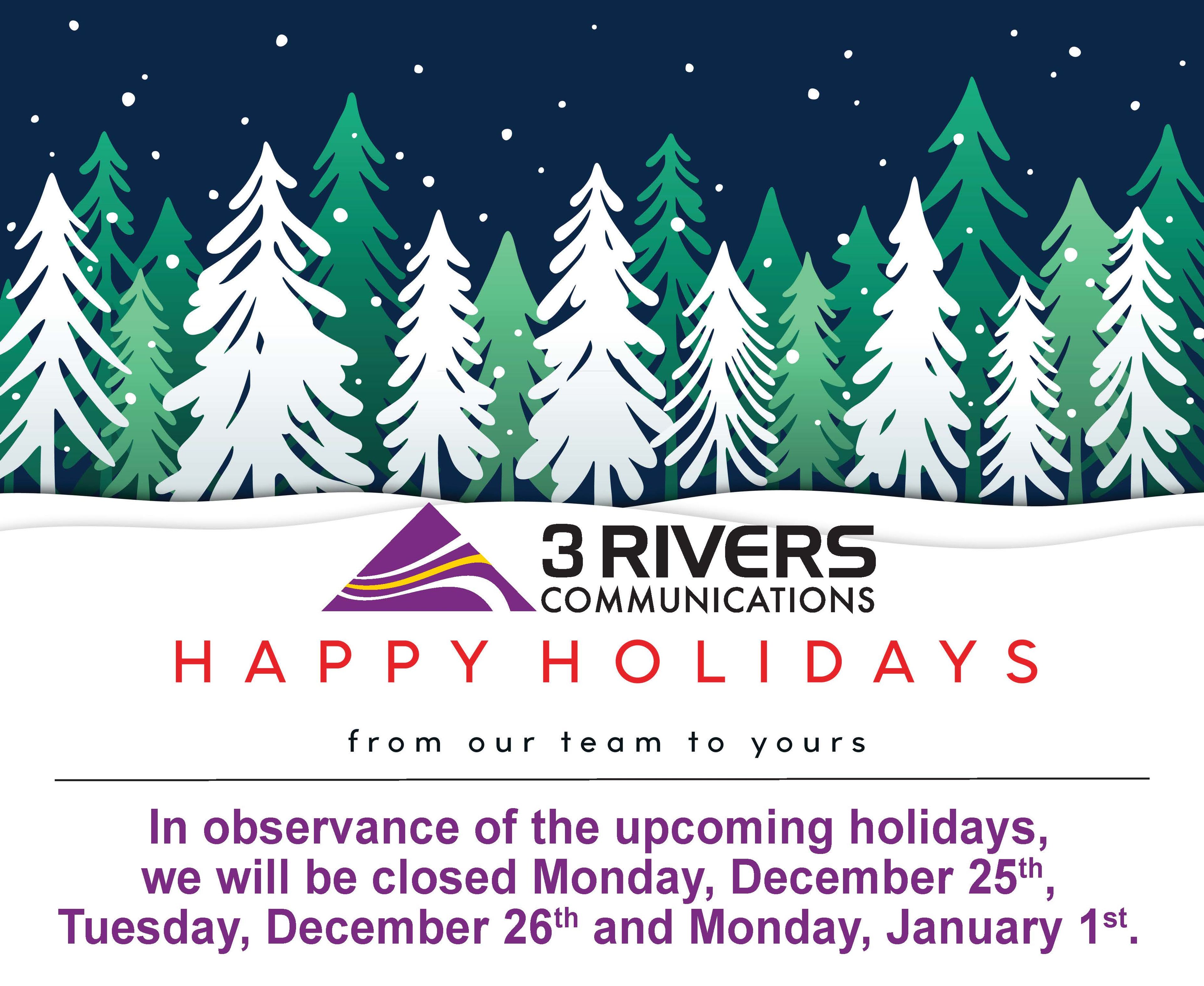 Business Offices Holiday Hours