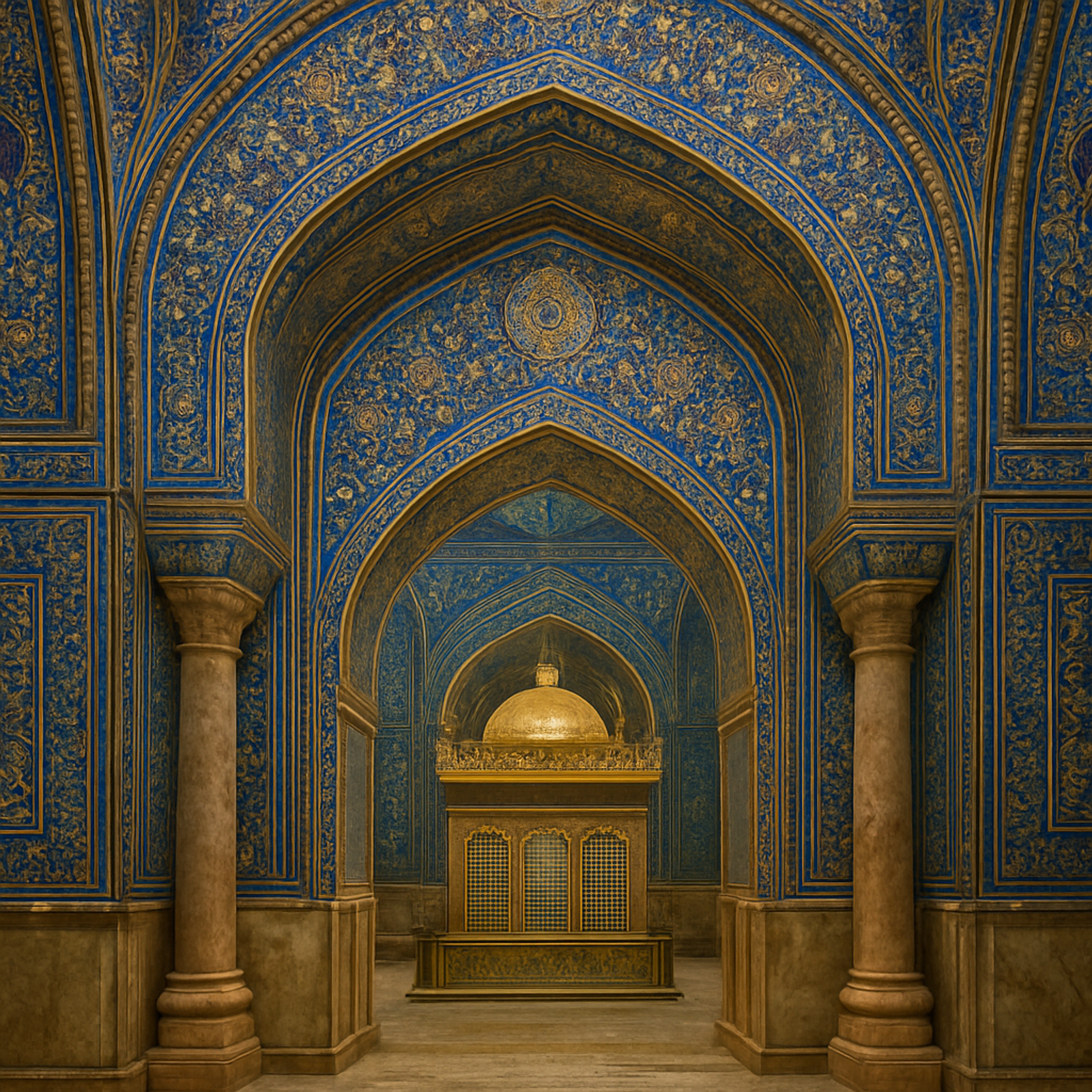 Shrine interior decorations